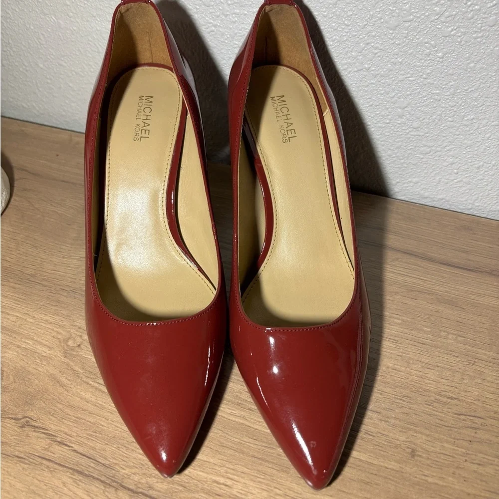 Michael Kors Glossy Red Heels